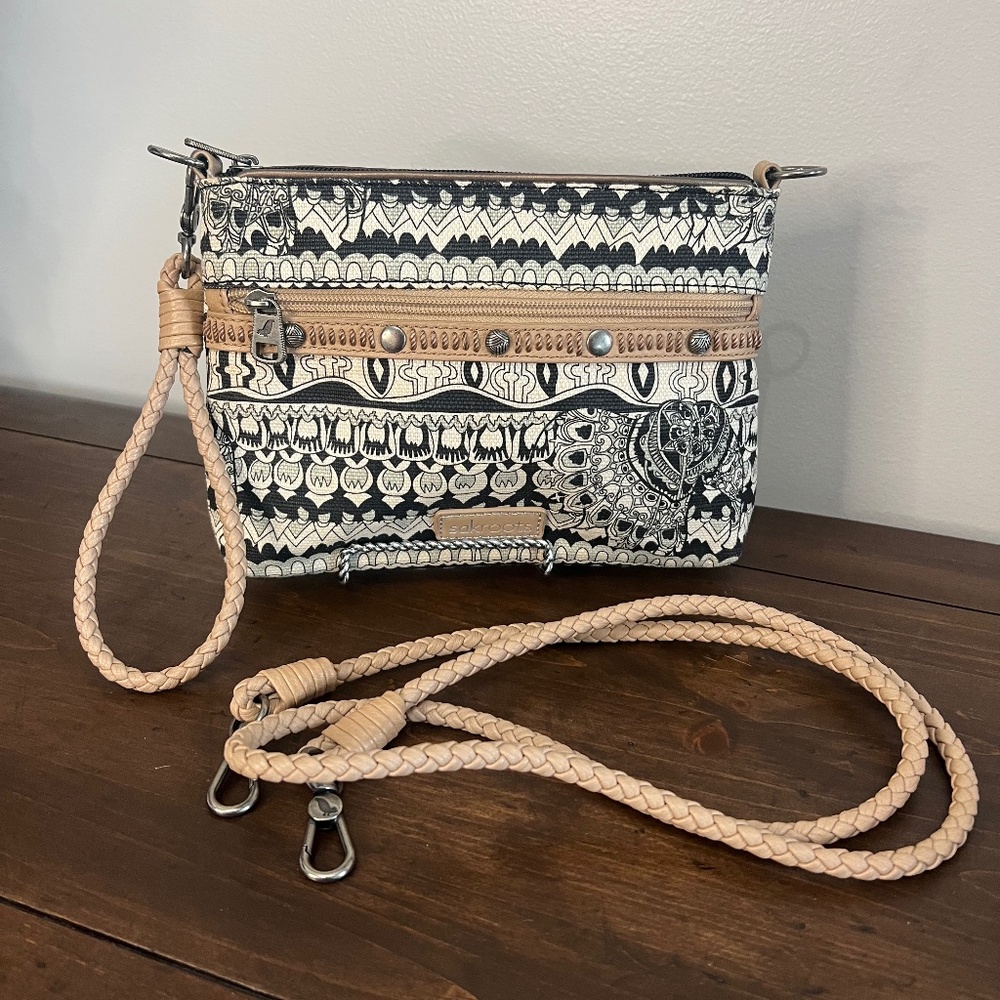 Sakroots Artist Circle Campus Mini Cross-Body EUC